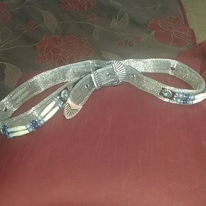 Turquoise and Bone Belt